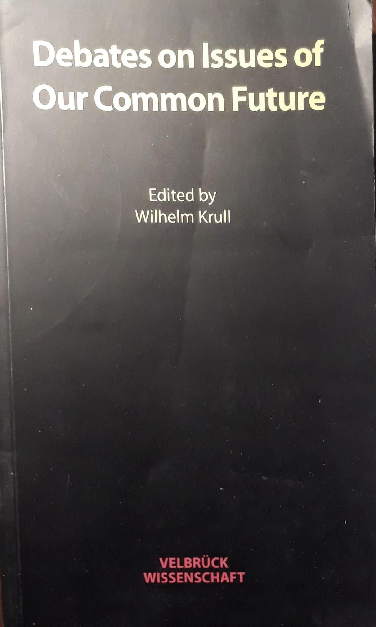 Debates on issues of our common future - copertina