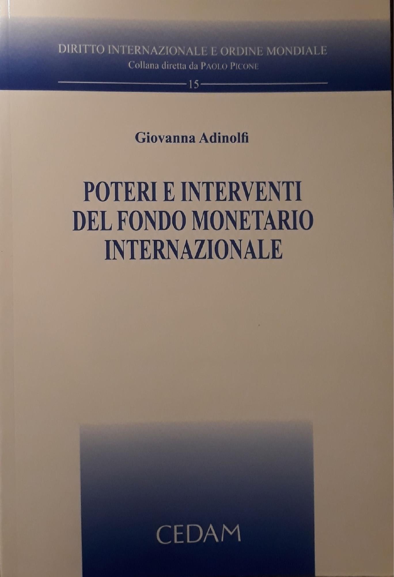 Poteri e interventi del Fondo monetario internazionale - copertina