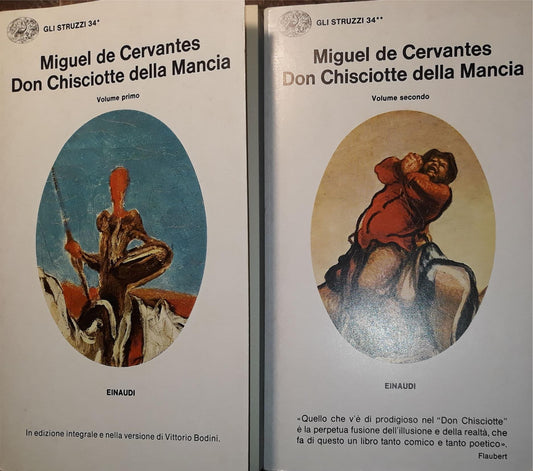 Don Chisciotte della Mancia (Volume I, II) - copertina