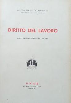 Diritto del lavoro - copertina