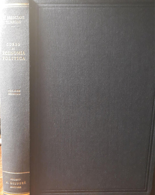 Corso di economia politica (volume II) - copertina
