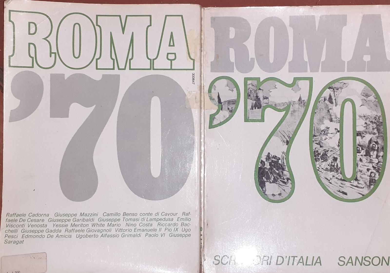 Roma '70 - copertina