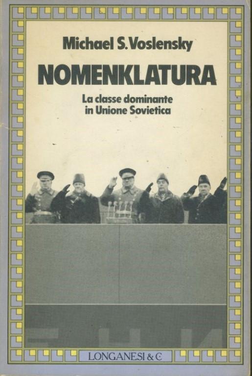 Nomenklatura - copertina