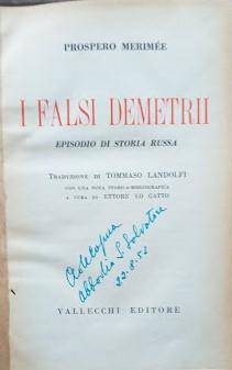I falsi Demetrii. Episodio di Storia Russa - copertina