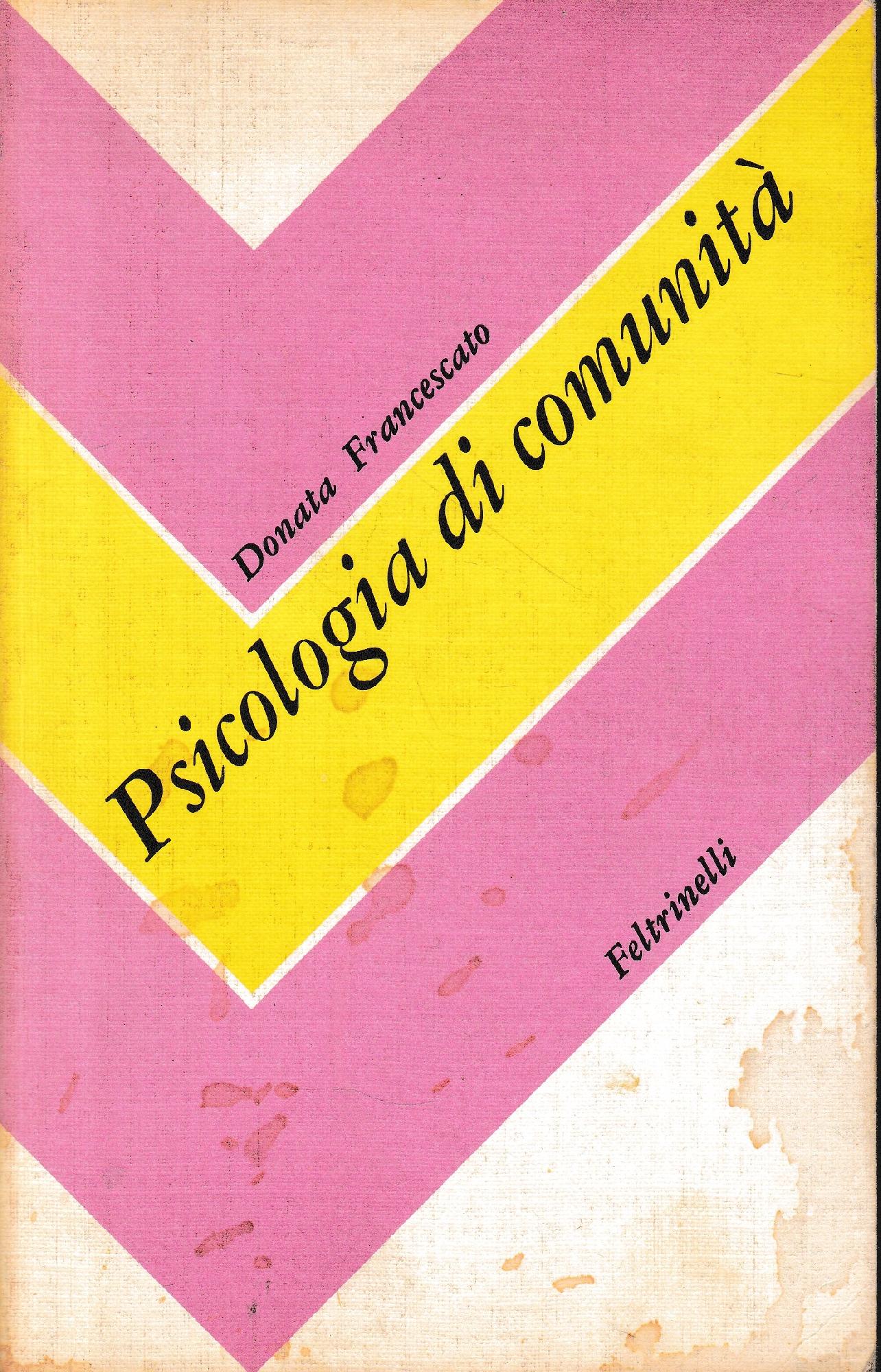 Psicologia di comunità - copertina