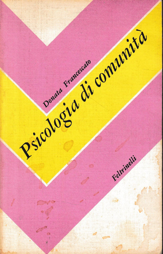 Psicologia di comunità - copertina