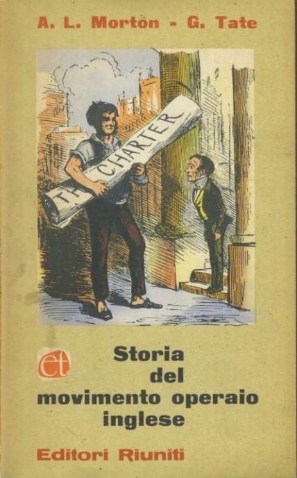 Storia del movimento operaio inglese - copertina