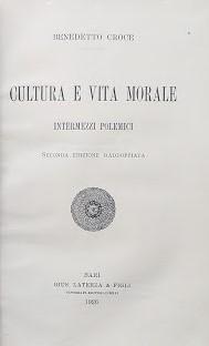 Cultura e vita morale. Intermezzi polemici - copertina