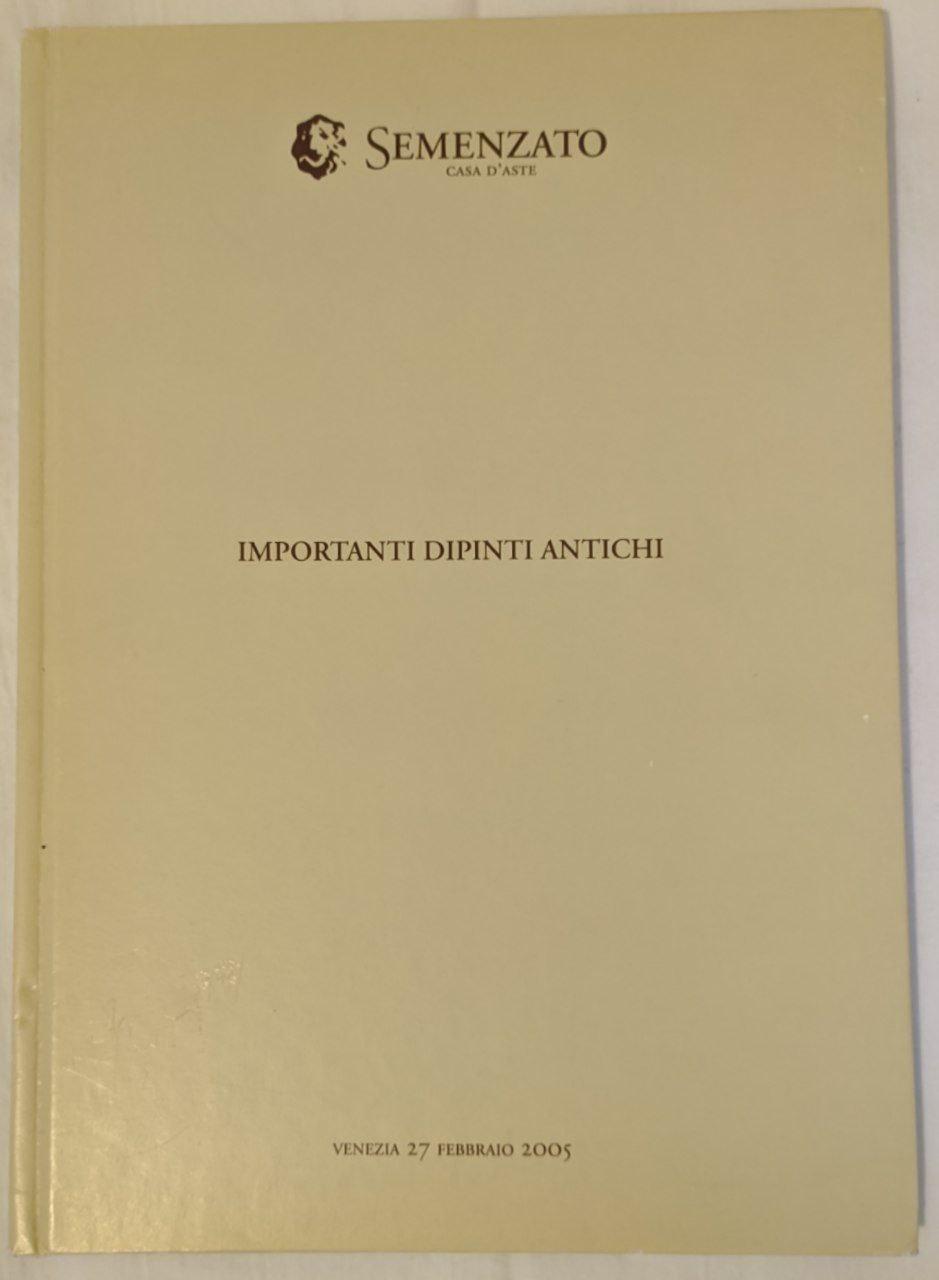 Importanti dipinti antichi (asta 1279) - copertina
