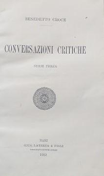 Conversazioni critiche. Terza serie - copertina