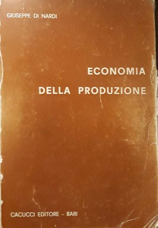 Economia della produzione - copertina