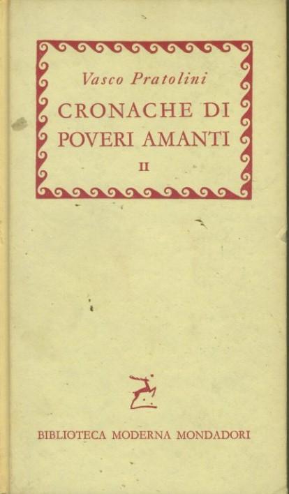 Cronache di poveri amanti. II - copertina