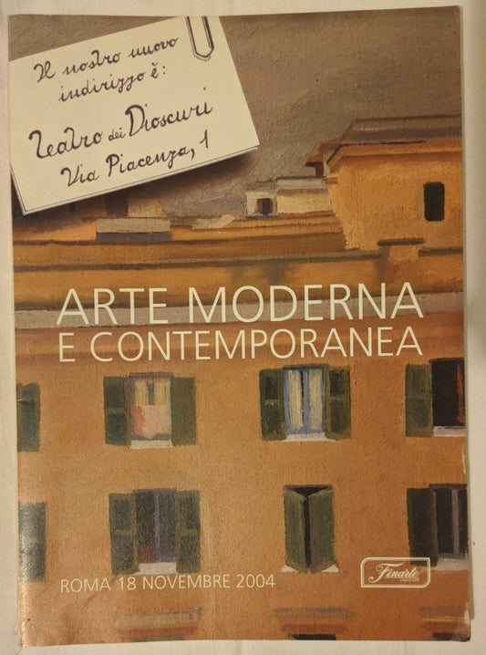 Arte moderna e contemporanea (asta 1267) - copertina