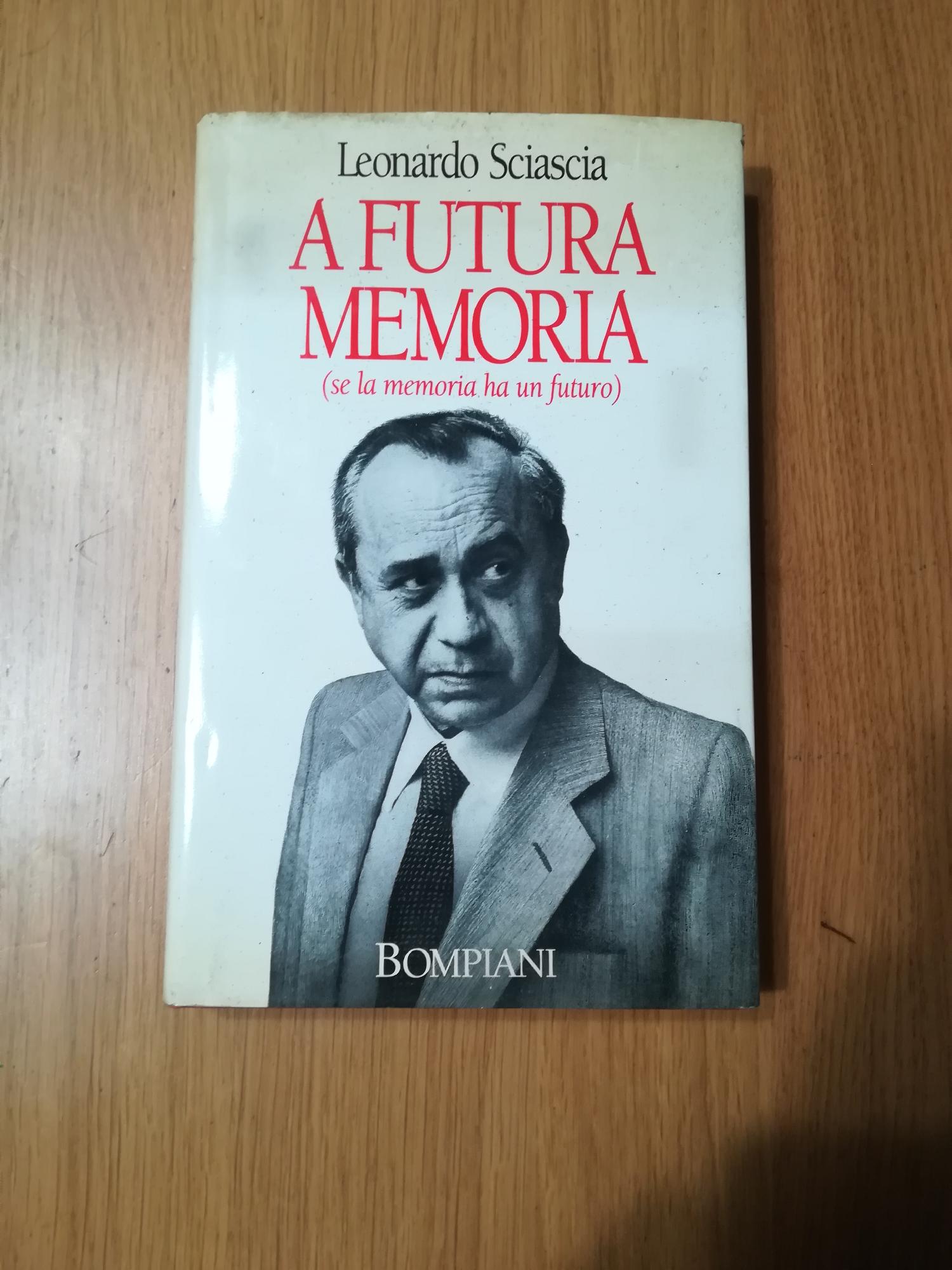 A futura memoria : (se la memoria ha un futuro) - copertina