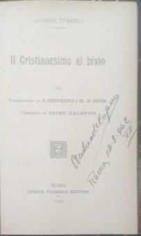 Il cristianesimo al bivio - copertina