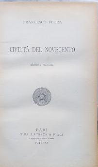 Civiltà del Novecento - copertina