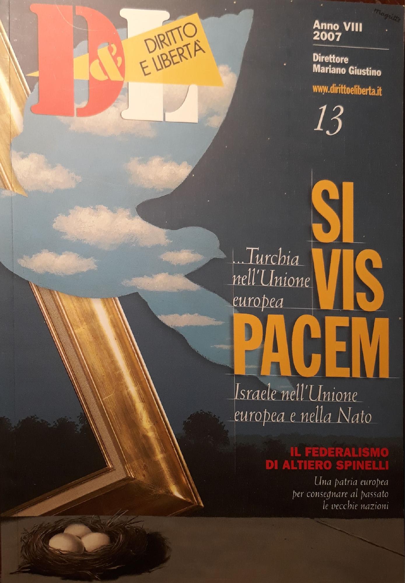 Diritto e libertà n.13 - copertina