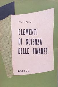 Elementi di scienza delle finanze - copertina