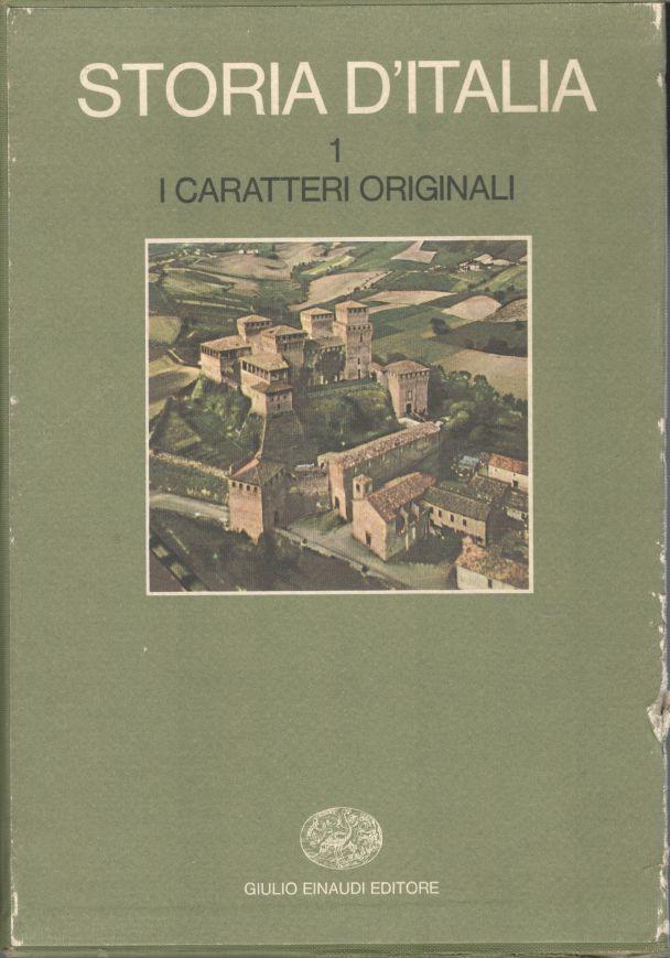 Storia d'Italia. Volume 1: I caratteri originali - copertina