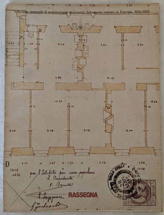 Rassegna (5): Riviste, manuali di architettura, strumenti del sapere tecnico in Europa, 1910-1930 - copertina