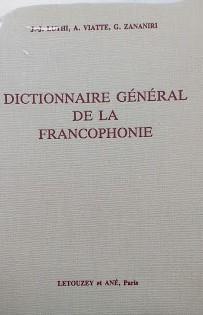 Dictionnaire général de la francophonie - copertina