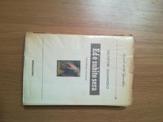 Ed è subito sera - copertina
