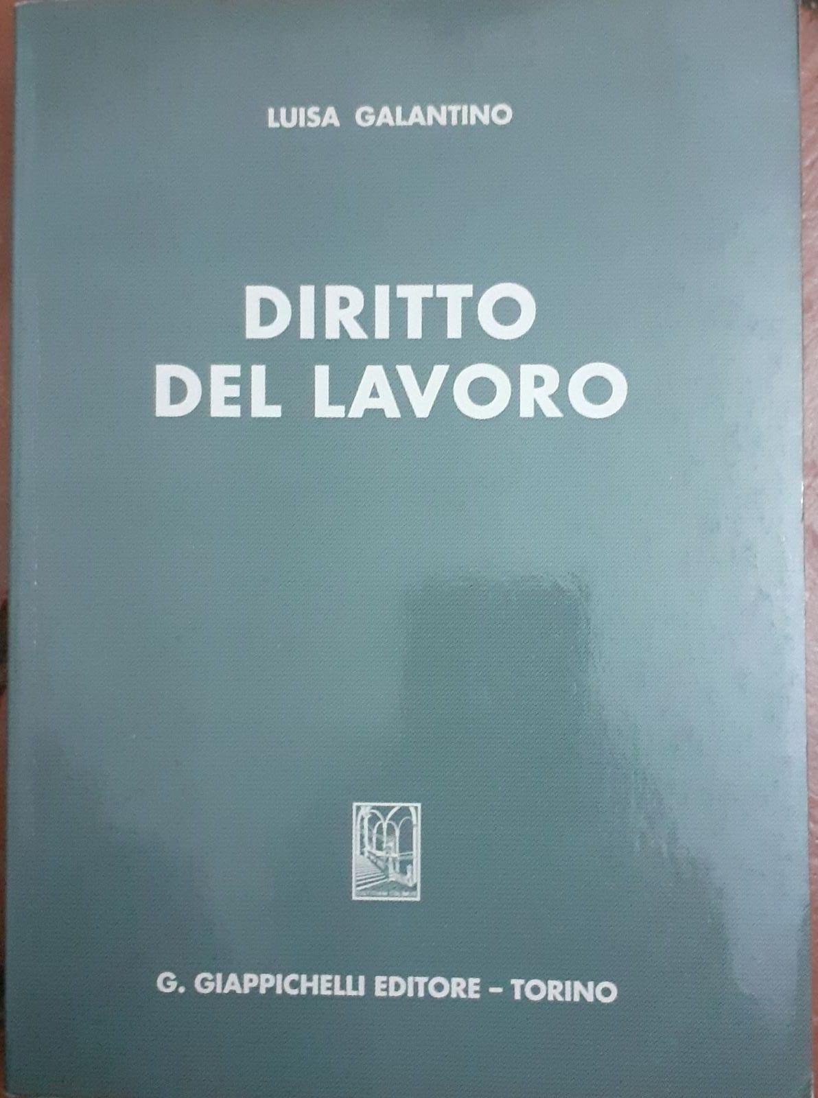 Diritto del lavoro - copertina