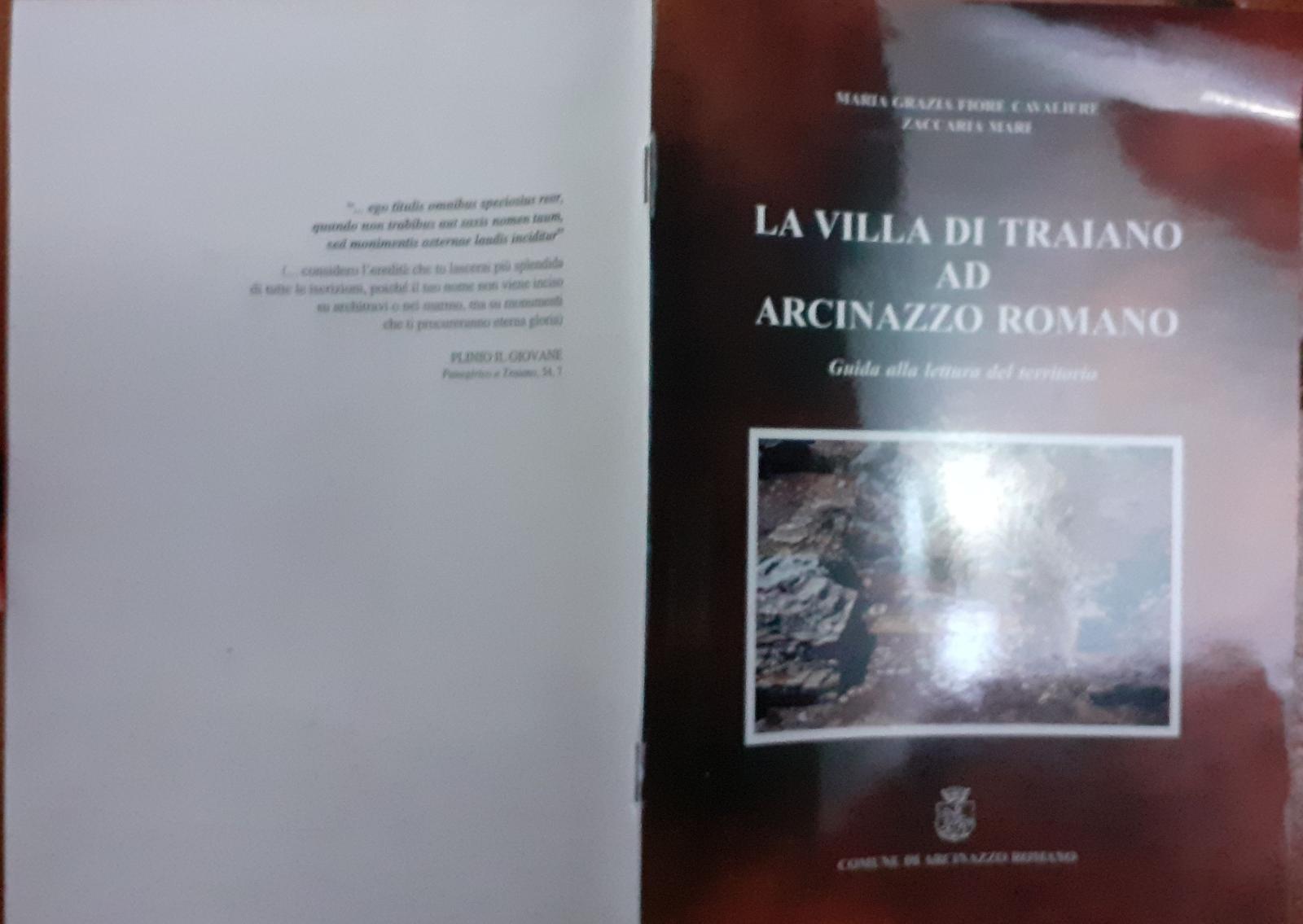 La villa di Traiano ad Arcinazzo Romano. Guida alla lettura del territorio - copertina