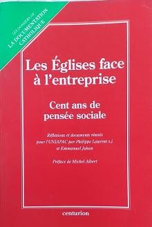Les Églises face à l'entreprise : Cent ans de pensée sociale des Églises sur l'entreprise - copertina