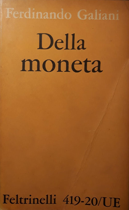 Della moneta e scritti inediti - copertina