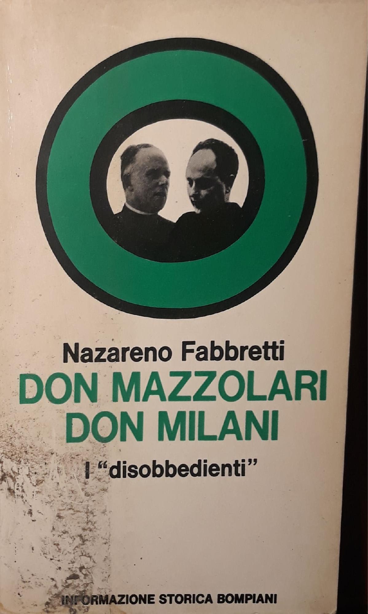 Don Mazzolari Don Milani: i disobbedienti - copertina