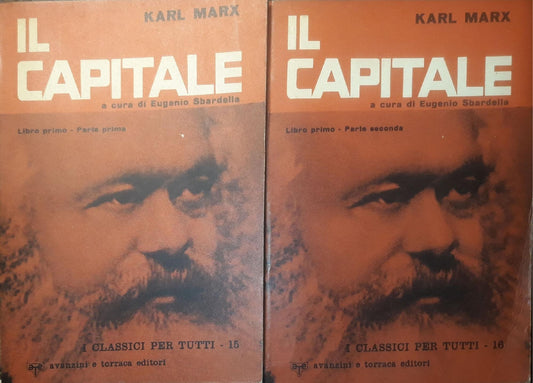 Il Capitale a cura di Eugenio Sbardella: Libro primo - parte prima p.475, parte seconda p.575 - copertina