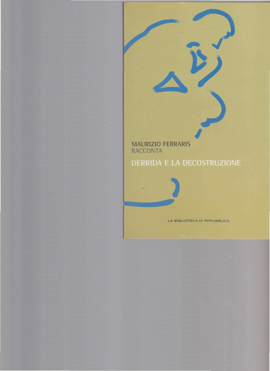 DERRIDA E LA DECOSTRUZIONE - copertina