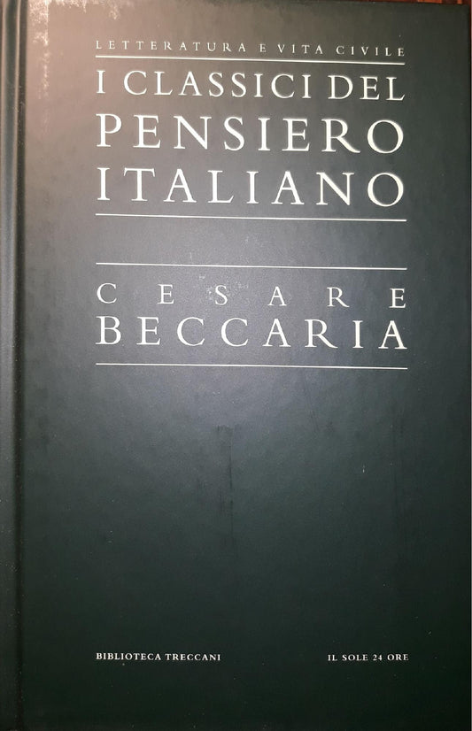 Cesare Beccaria e riformatori lombardi piemontesi e toscani - copertina