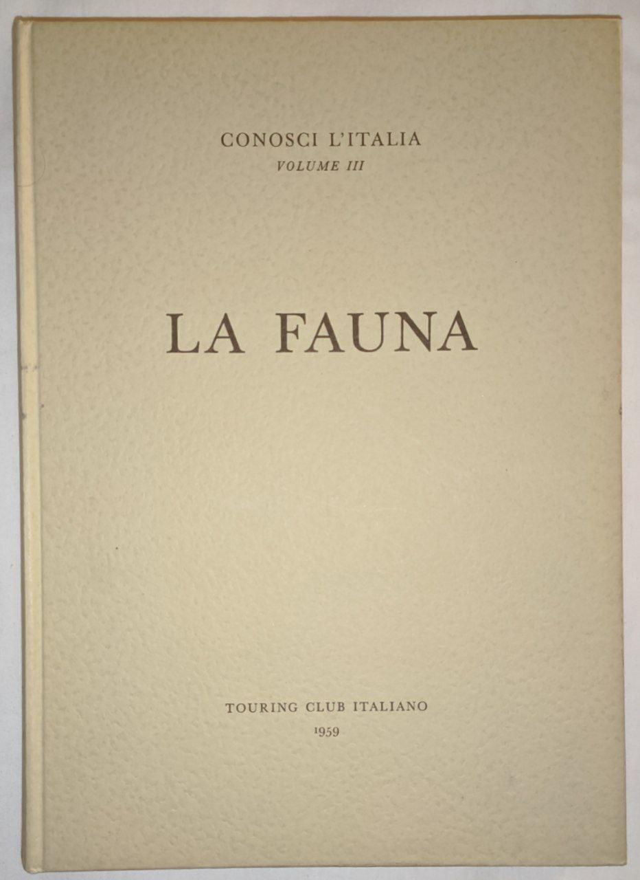 Conosci l'Italia (Vol 3): La fauna - copertina