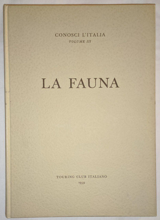 Conosci l'Italia (Vol 3): La fauna - copertina