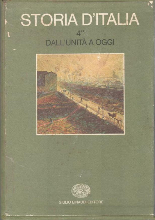 Storia d'Italia 4** Dall'unità ad oggi - copertina
