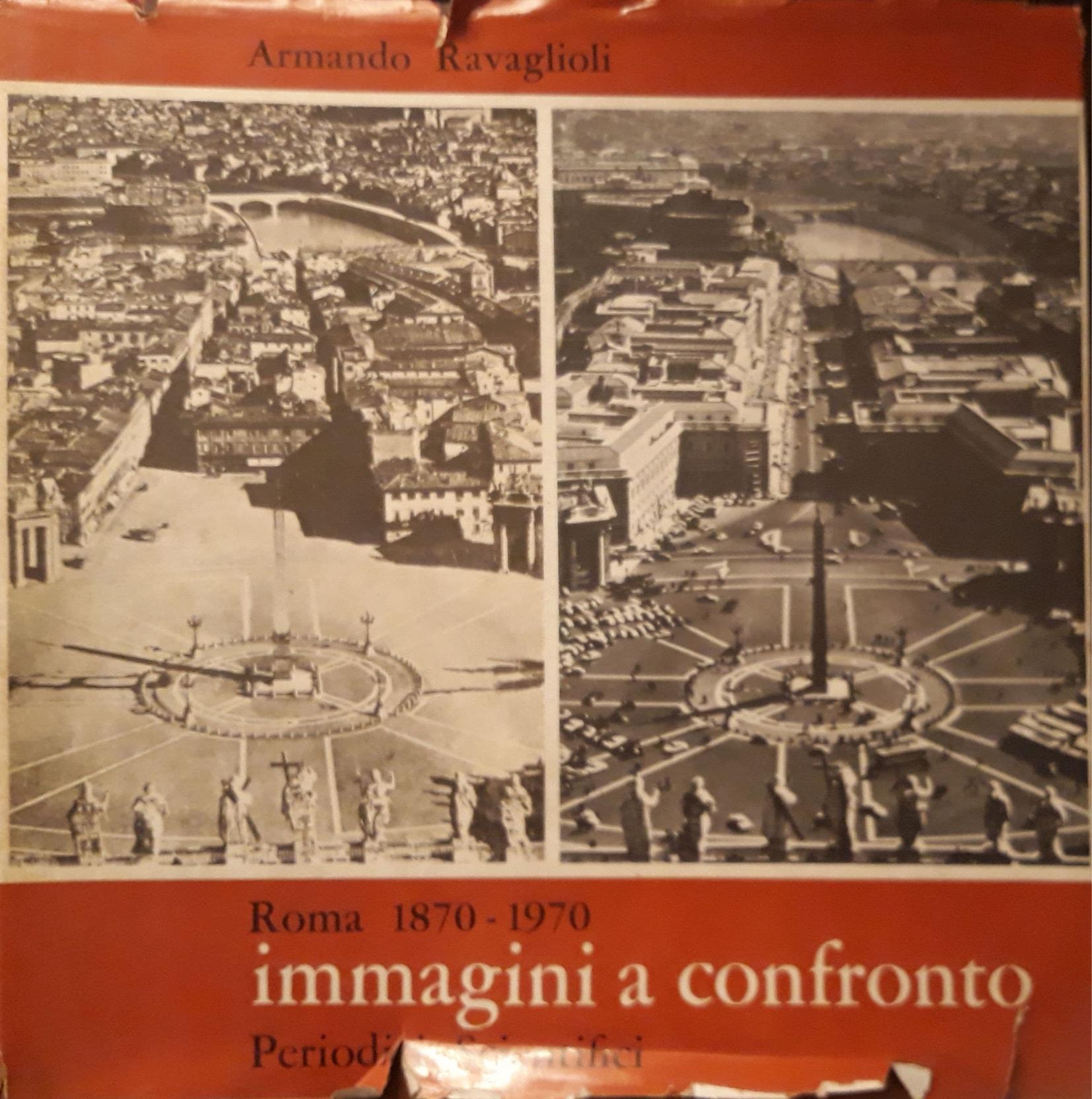 Roma 1870 -1970 immagini a confronto - copertina
