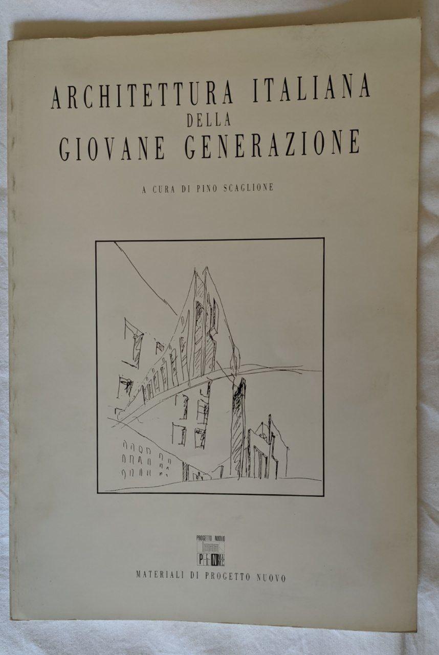 Architettura italiana della giovane generazione - copertina