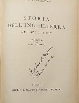 Storia dell'Inghilterra nel secolo XIX - copertina