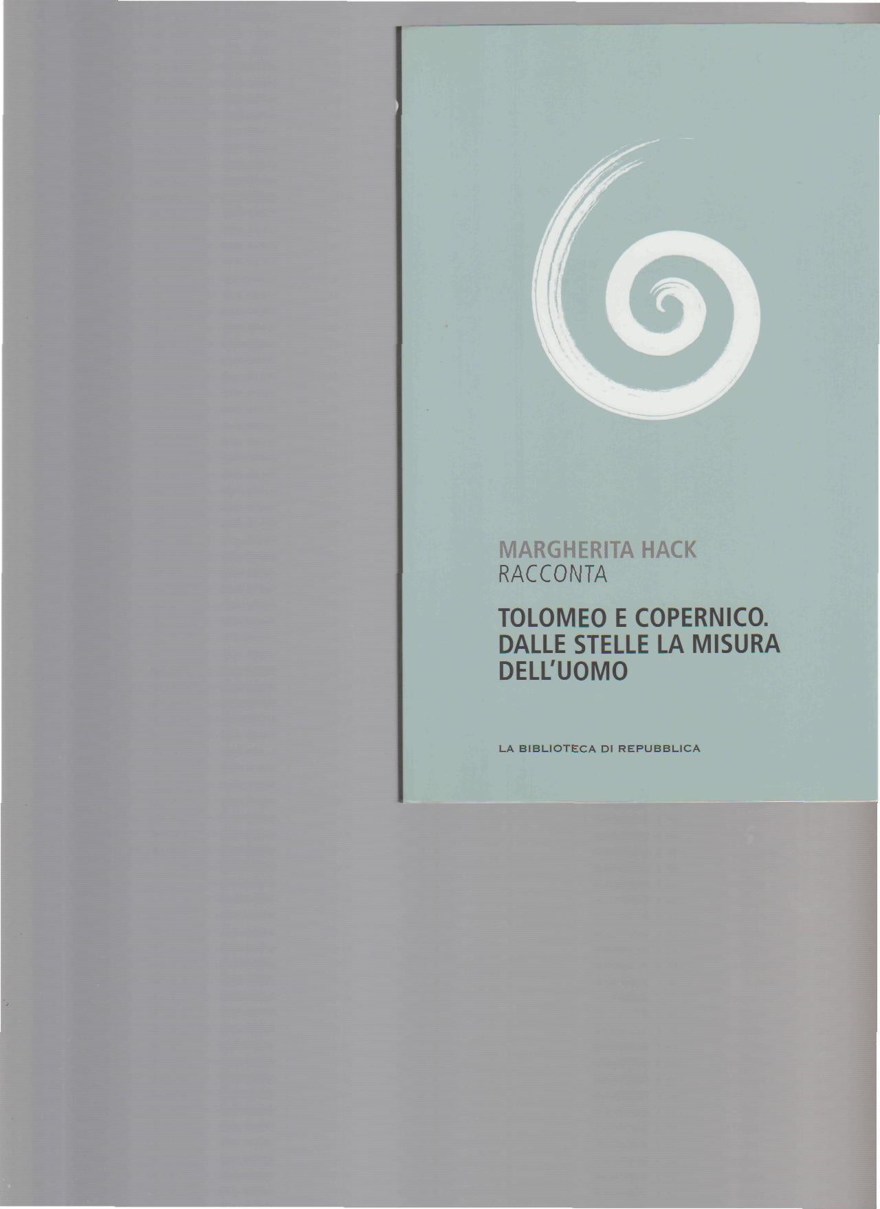 TOLOMEO E COPERNICO. DALLE STELLE LA MISURA DELL'UOMO - copertina