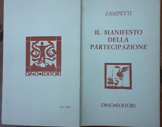 Il manifesto della partecipazione - copertina