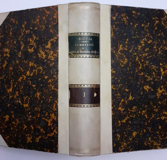 Commento al codice di procedura civile  vol I - copertina