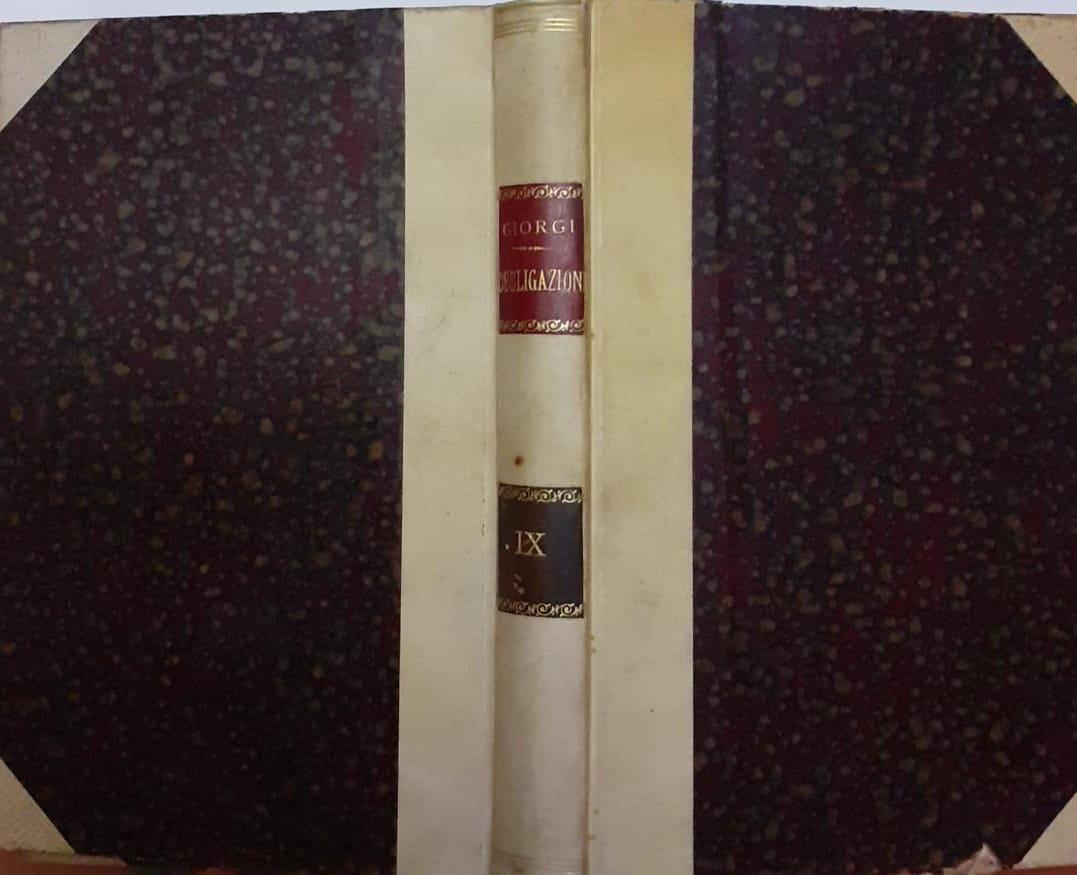 Teoria delle obbligazioni nel diritto moderno italiano - copertina