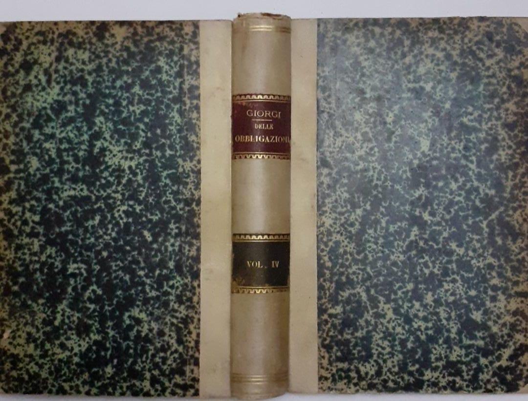 Teoria delle obbligazioni nel diritto moderno italiano - copertina