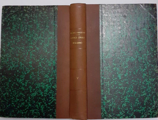 Codice civile italiano Vol. V parte seconda - copertina