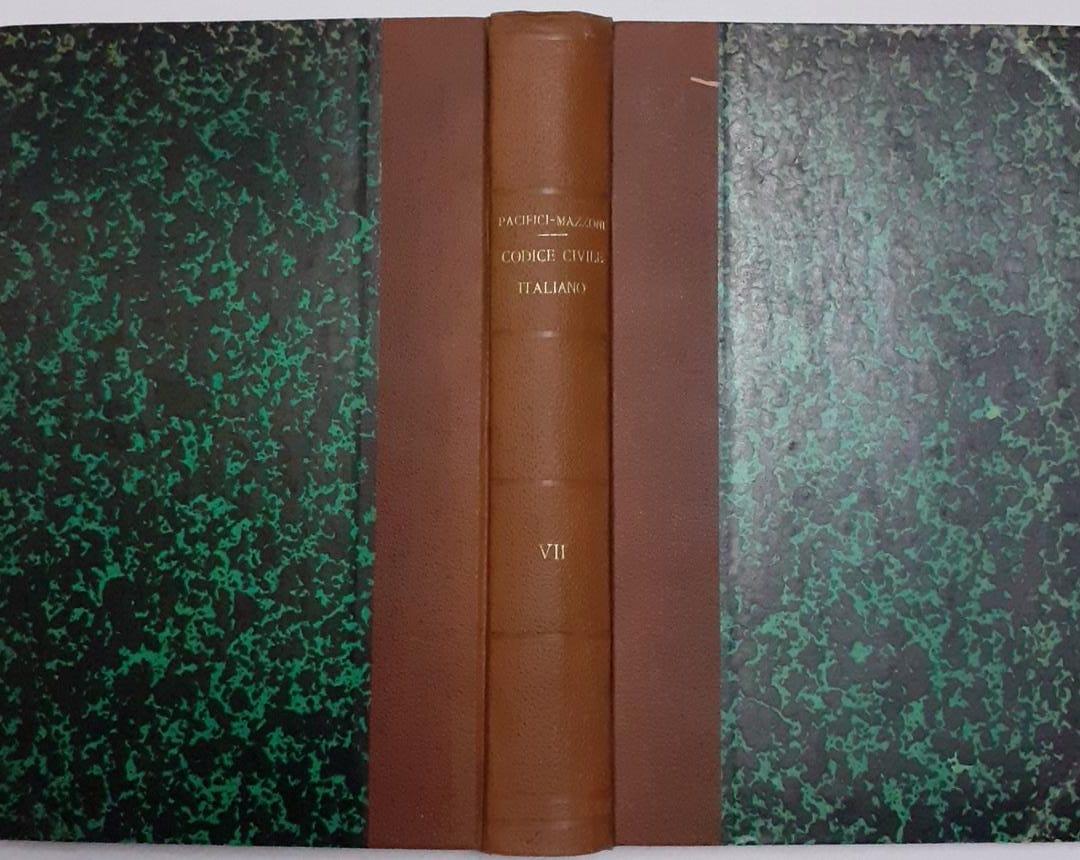 Codice civile italiano Vol. VII parte terza - copertina