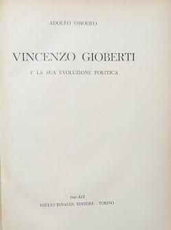 Vincenzo Gioberti e la sua evoluzione politica - copertina