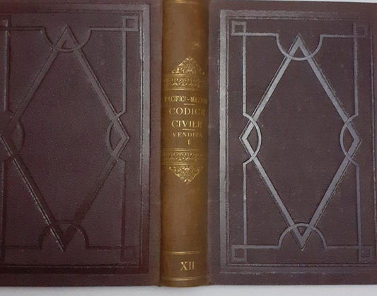 Codice civile italiano commentato con la legge romana Vol I. Trattato della vendita - copertina