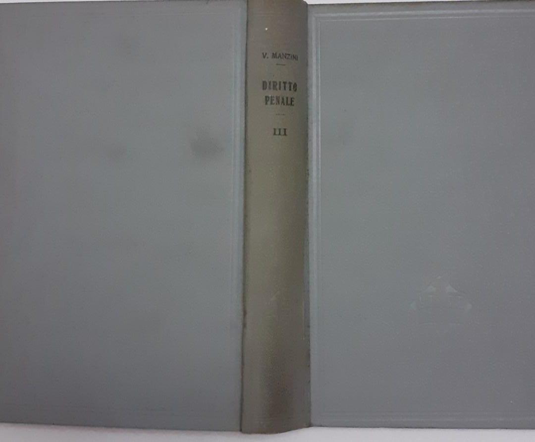 Trattato di diritto penale italiano Volume 3 - copertina